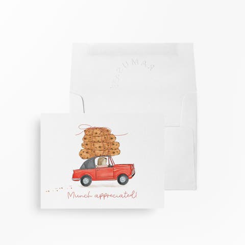 Thank You Greeting Cards "Munch Appreciated"
