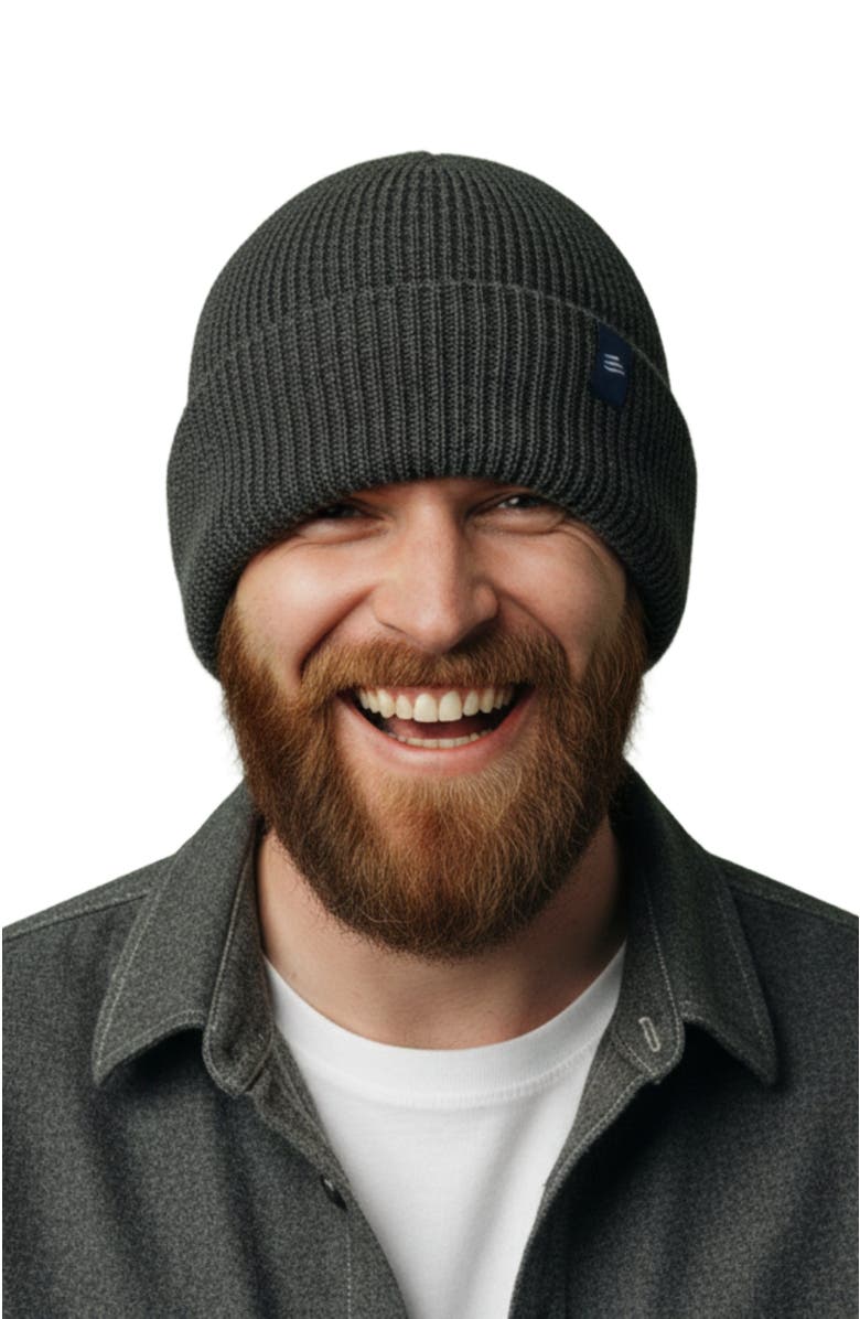 United By Blue The Softest Ultra cozy Yak Yarn Heathered Knit Beanie, Alternate, color, Light Heather Grey