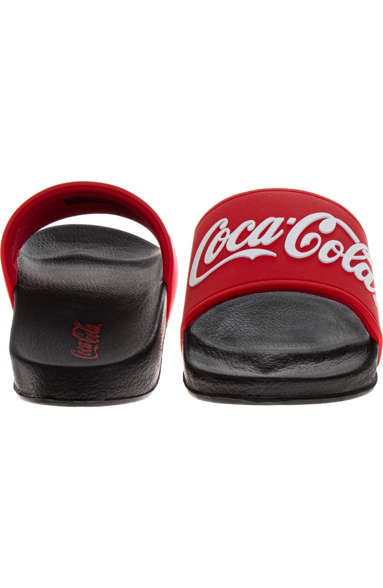 Coca Cola Cola-Cola<sup>®</sup> Slide Sandal, Alternate, color, Red Black