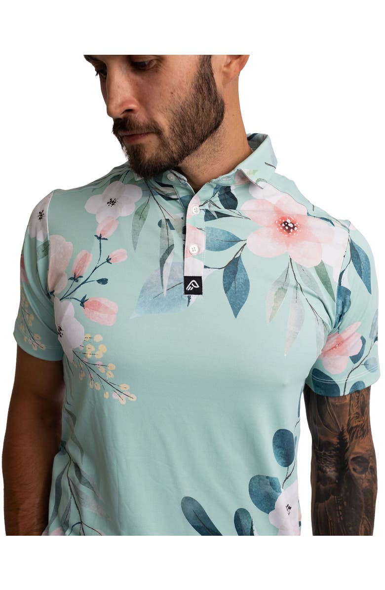 Easy.Eagle Easy Eagle Floral-La-Tour Men's Polo Shirt, Alternate, color, Floral-La-Tour