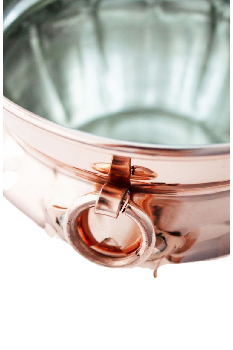 Vintage Inspired Copper Cauldron Pot, Alternate, color, Copper