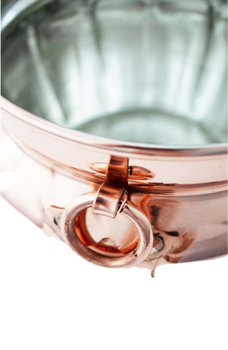 Coppermill Kitchen Vintage Inspired Copper Cauldron Pot, Alternate, color, Copper