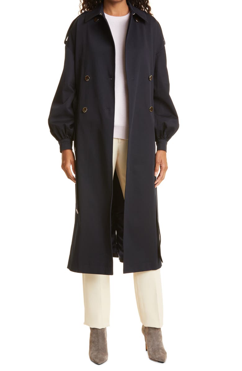 Ted Baker London Safelin Stretch Cotton Trench Coat, Main, color, 