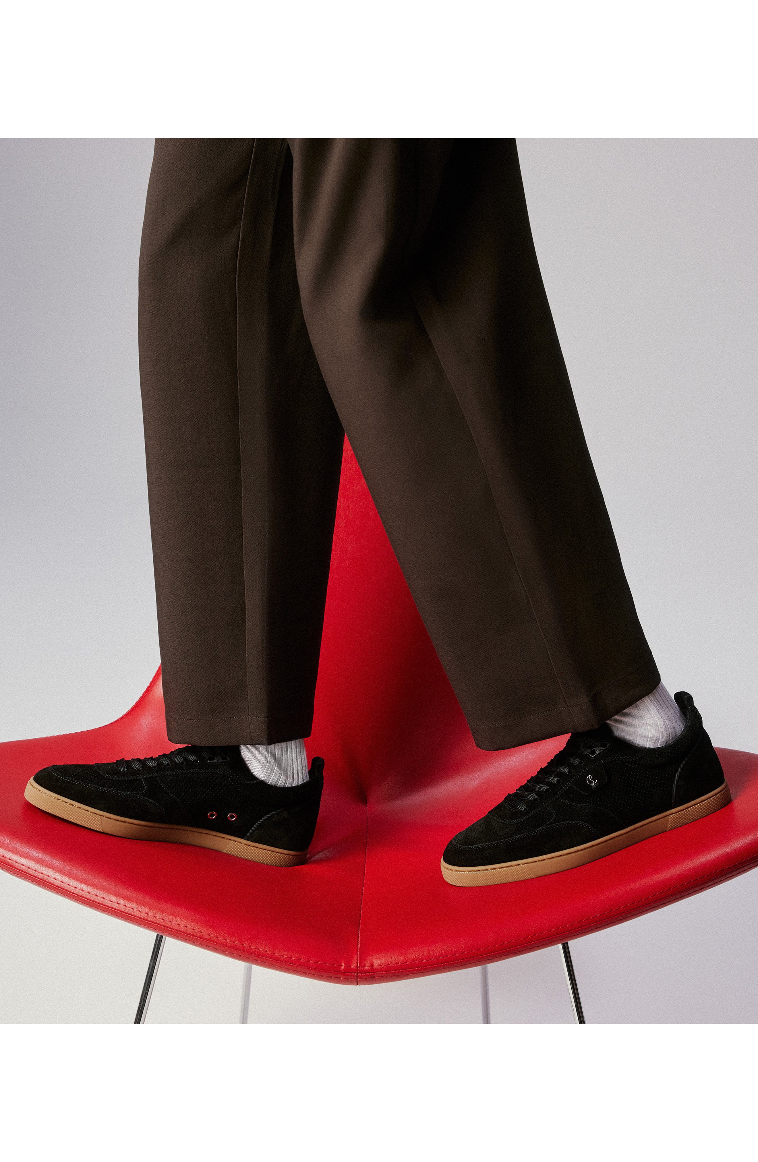 Christian Louboutin Tutti Rui Sneaker, Alternate, color, Black