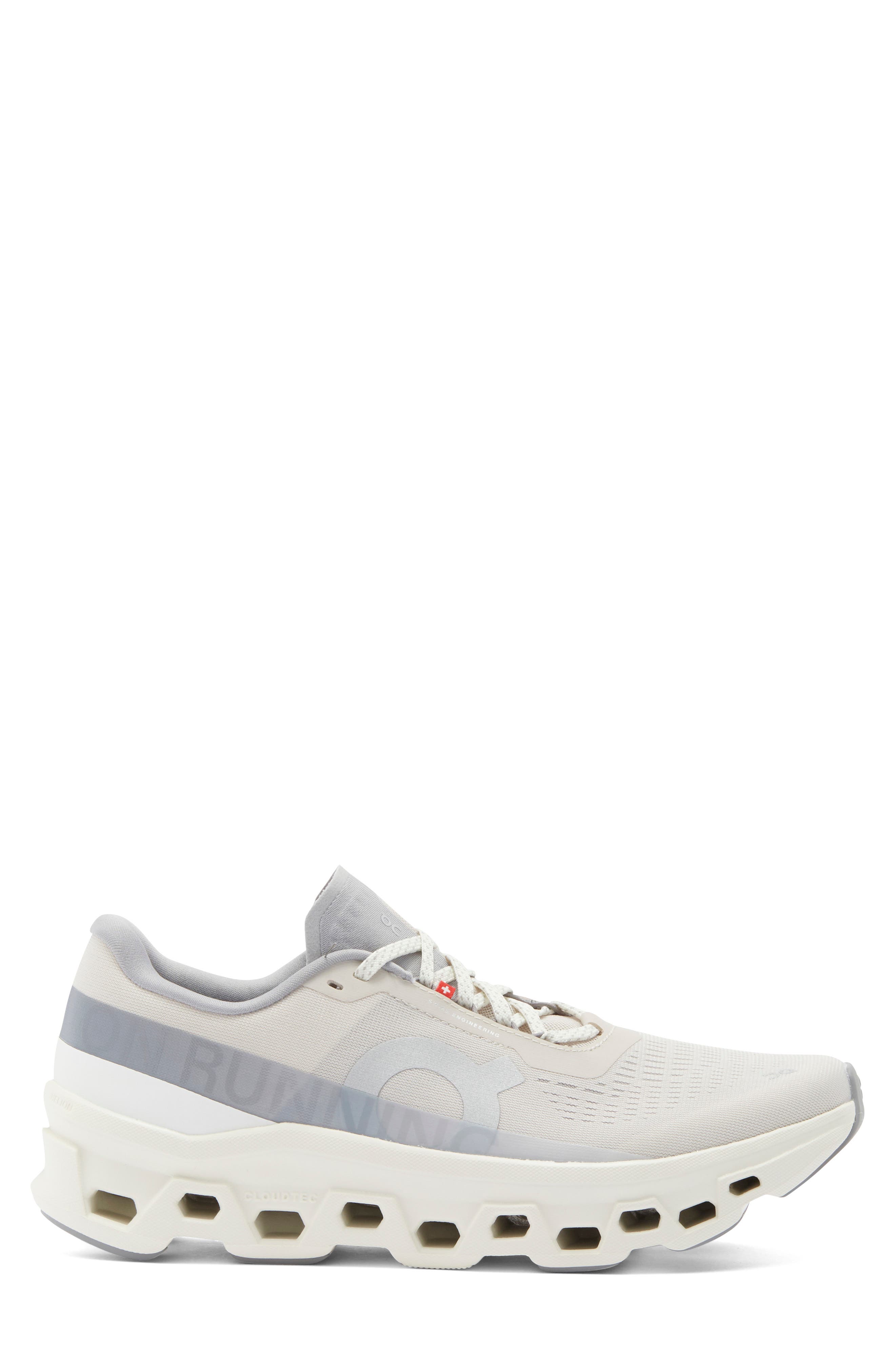 Cloudmonster 1 Running Shoe, Alternate, color, PEARL/ IVORY