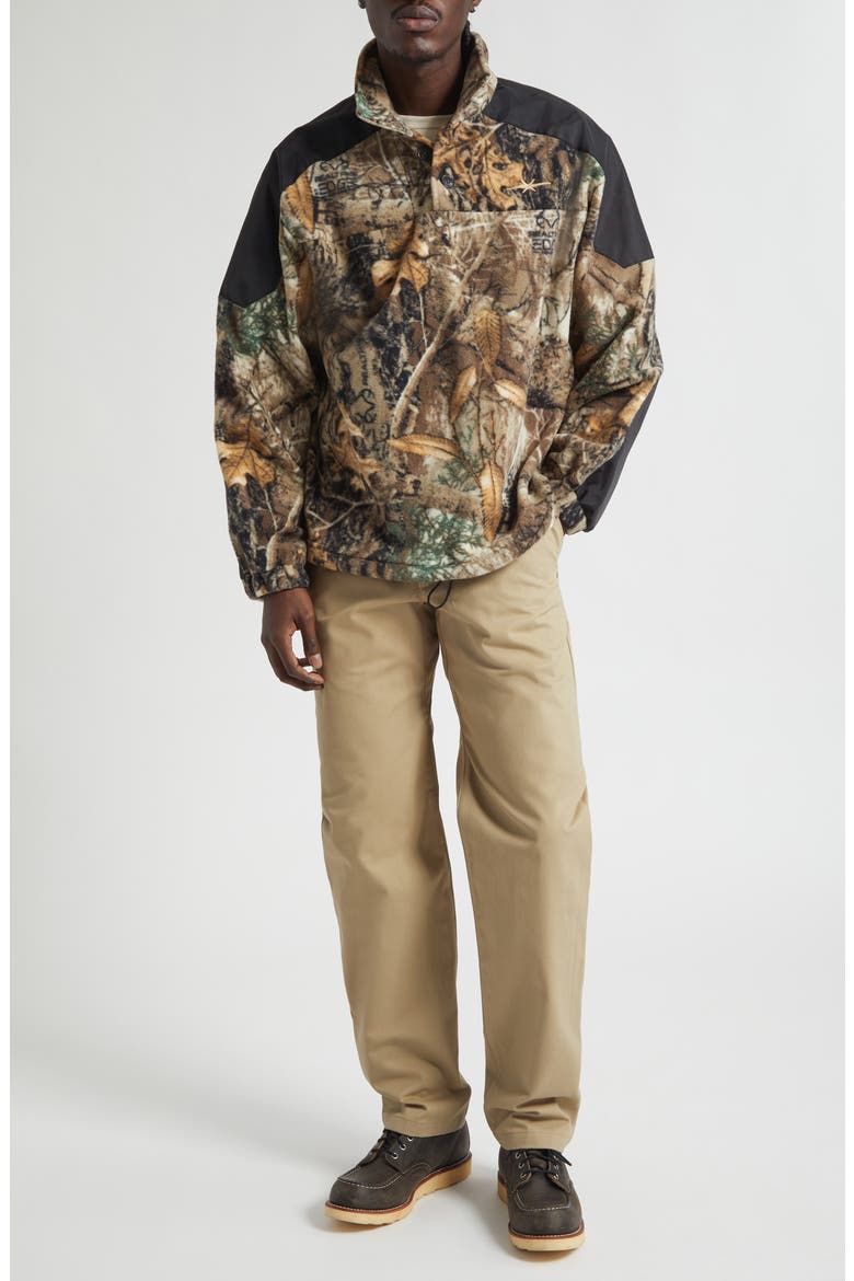 Basecamp Fleece Pullover, Alternate, color, REALTREE CAMO