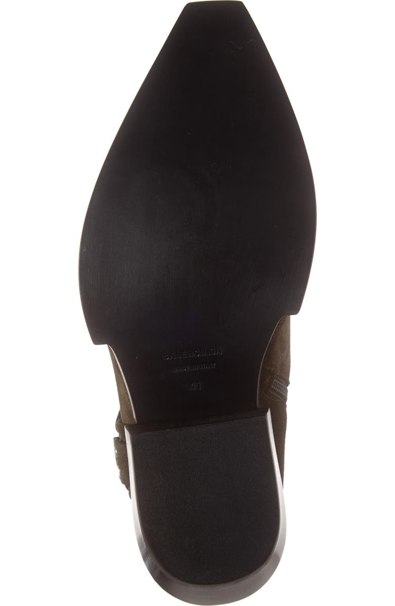 Balenciaga Metal Toe Zip Boot, Alternate, color,