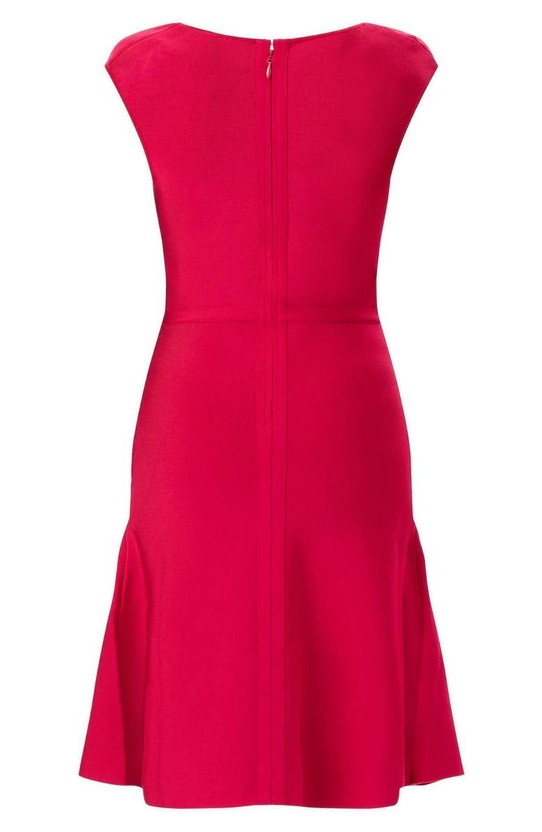 Herve Leger The Beatrice Dress, Alternate, color, Hibiscus