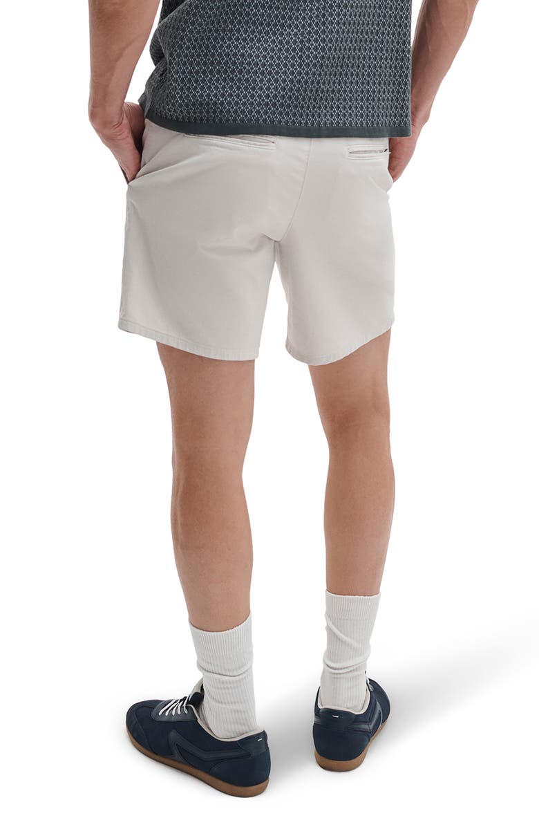 rag & bone Standard Cotton Stretch Twill Chino Shorts, Alternate, color, Ivory