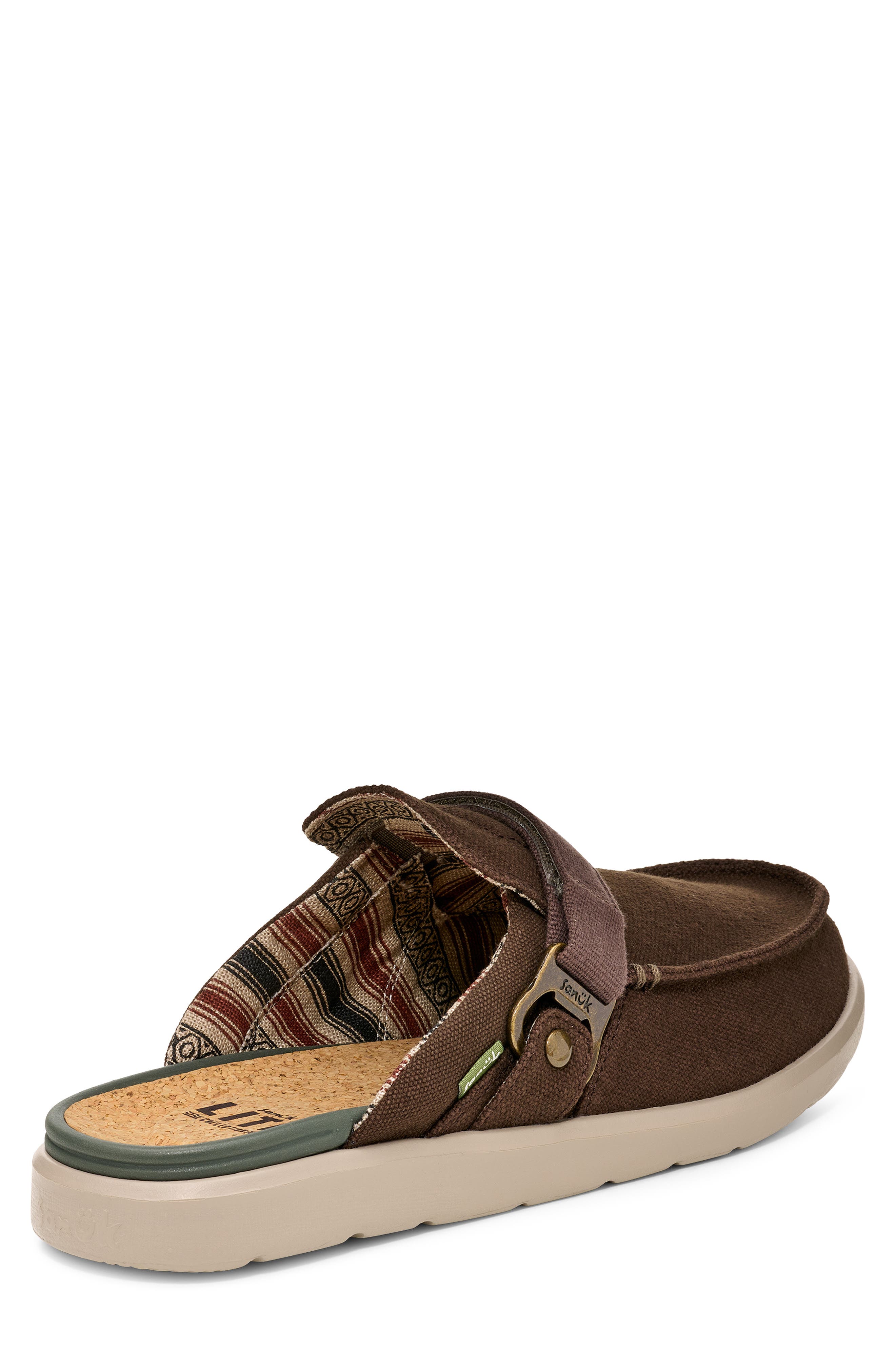 Sanuk Happy Hour Lite Mule, Alternate, color, Brown