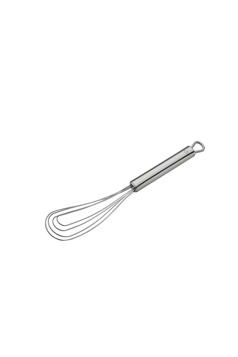 Parma Flat Whisk, 18/10 Stainless Steel, 10-Inch, Main, color, Silver