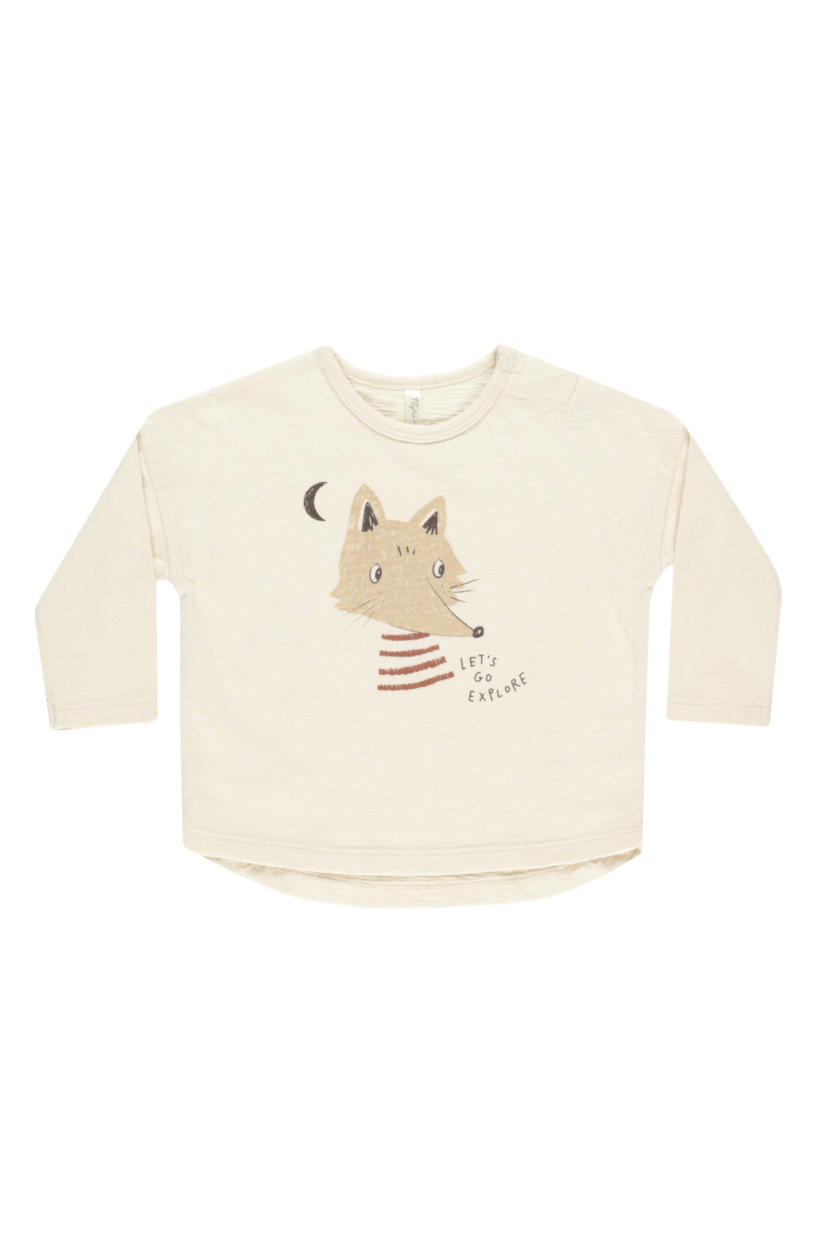 Rylee + Cru Kids' Long Sleeve Cotton Graphic T-Shirt
