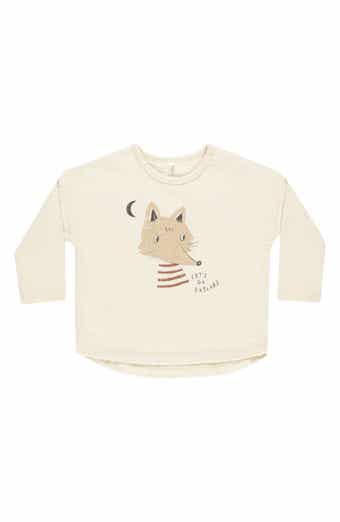 Rylee + Cru Kids' Long Sleeve Cotton Graphic T-Shirt