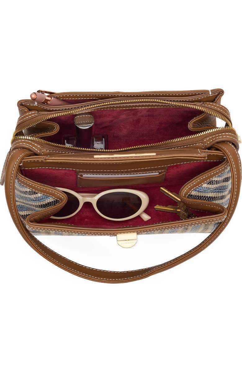 HAMMITT Medium Shoulder Bag, Alternate, color, Cabana Blue/ Brushed Gold