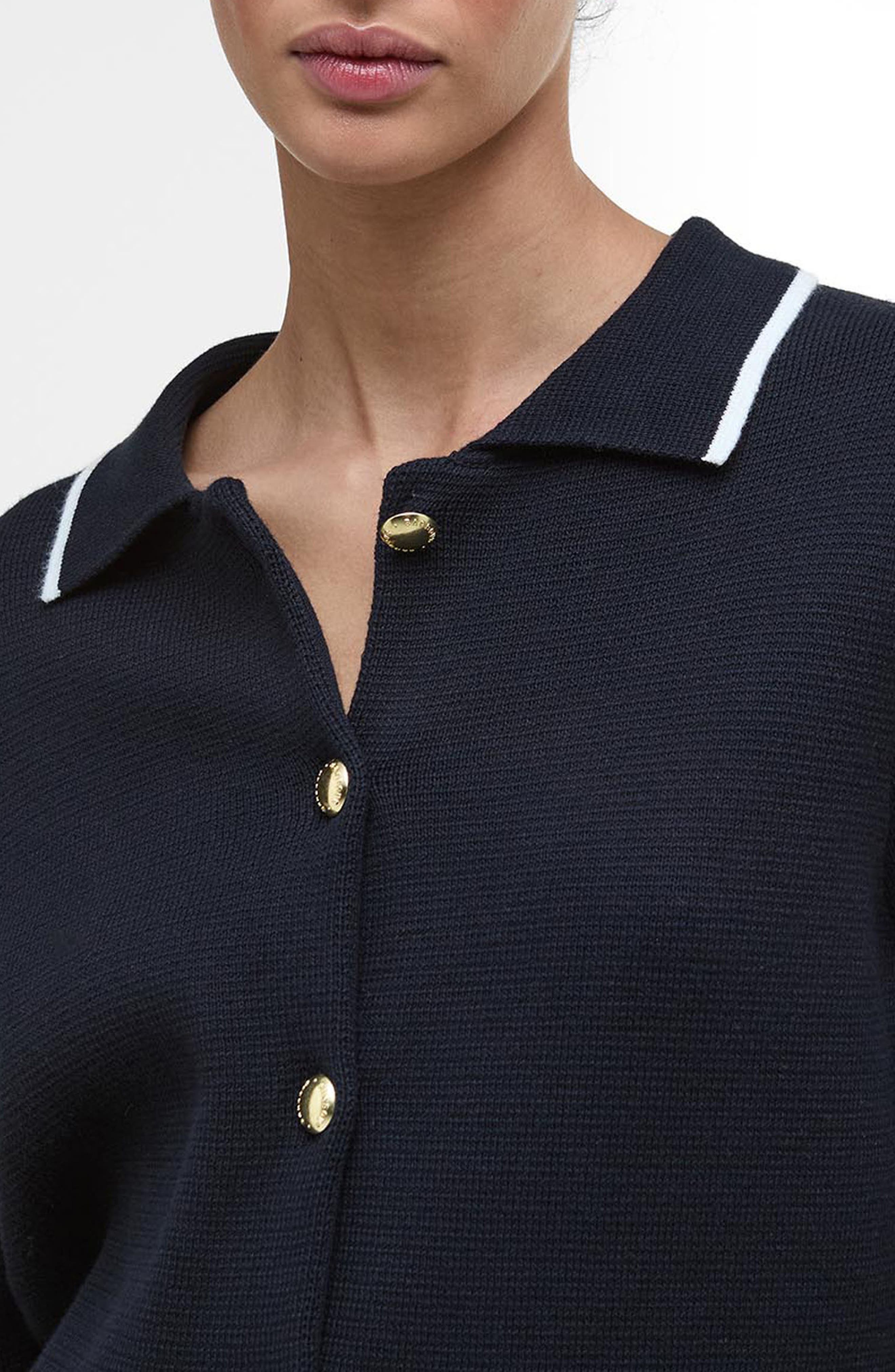 Colleen Cotton Collared Cardigan