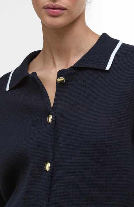 Colleen Cotton Collared Cardigan