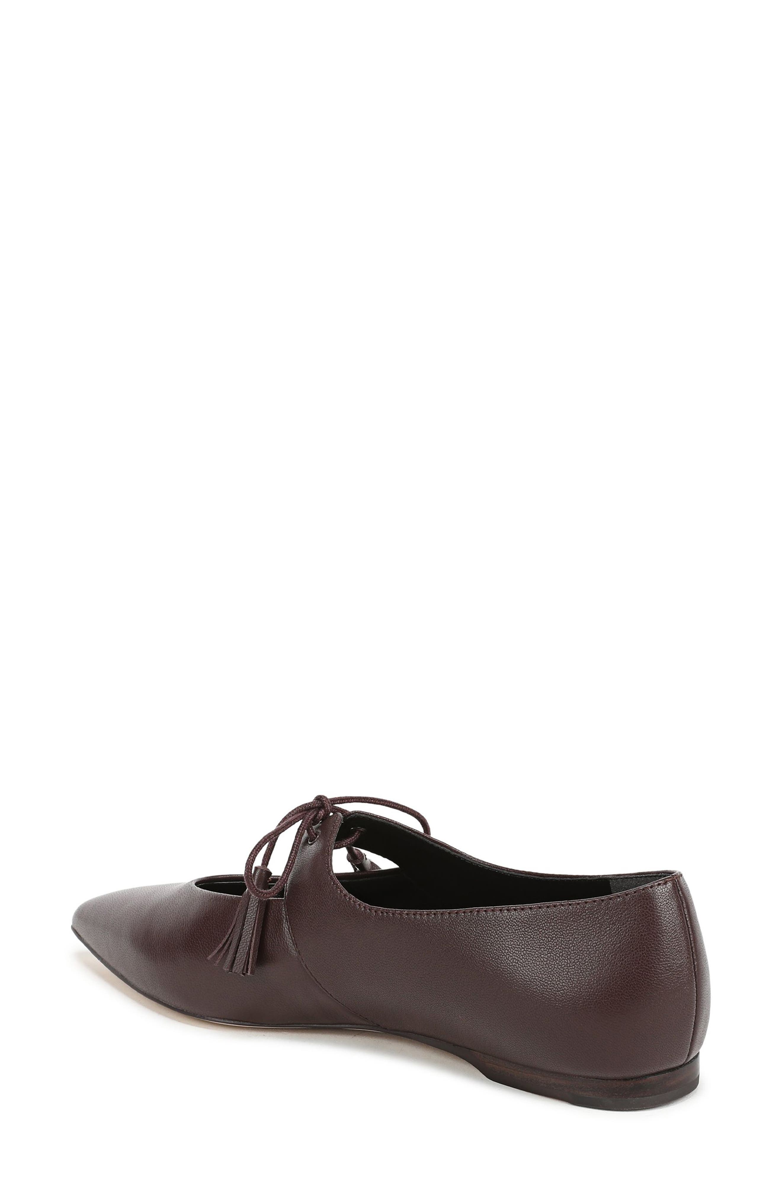 Lily Mary Jane Flat, Alternate, color, BORDEAUX