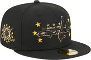 New Era Men's New Era  Black Washington Capitals Military Appreciation Digital Camo Stars 59FIFTY Fitted Hat