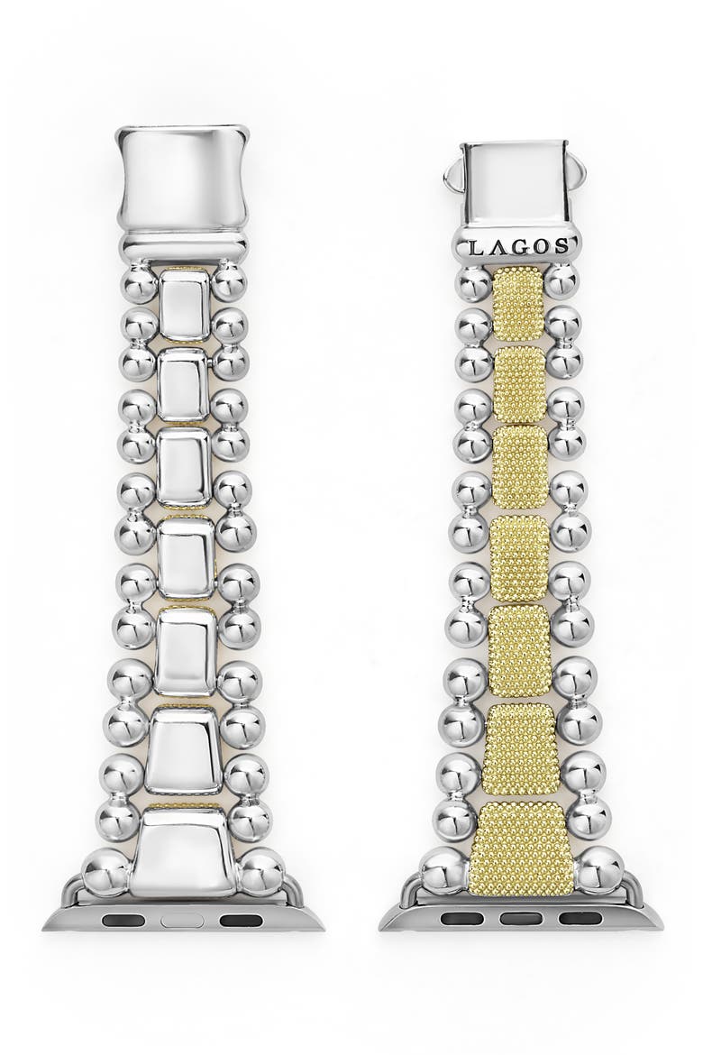 Smart Caviar Luxe Apple Watch® Watchband, Main, color, TWO-TONE