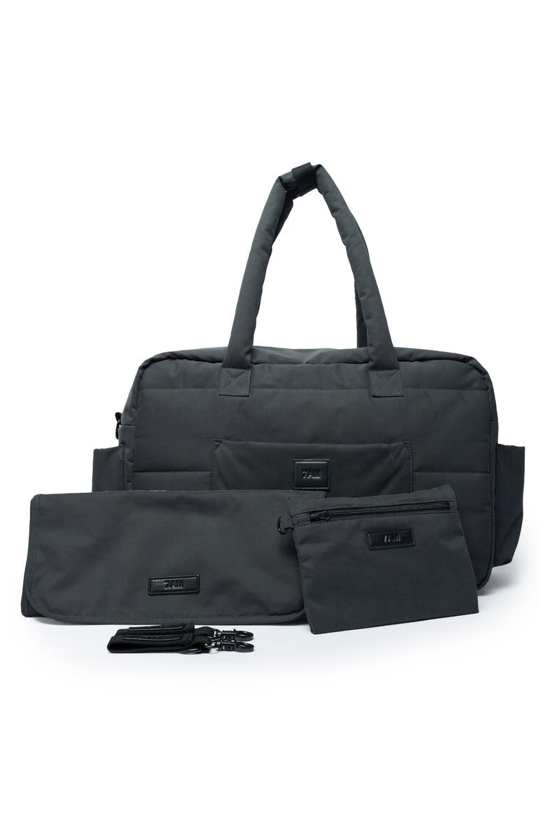 SoHo Water Repellent Diaper Satchel, Alternate, color, SMOKEY