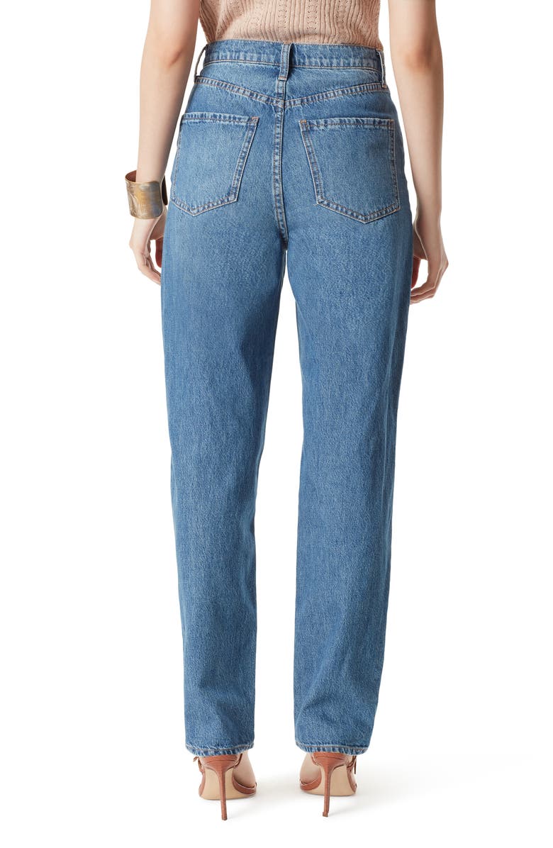 Sam Edelman Yaro High Waist Ripped Nonstretch Jeans, Alternate, color, 