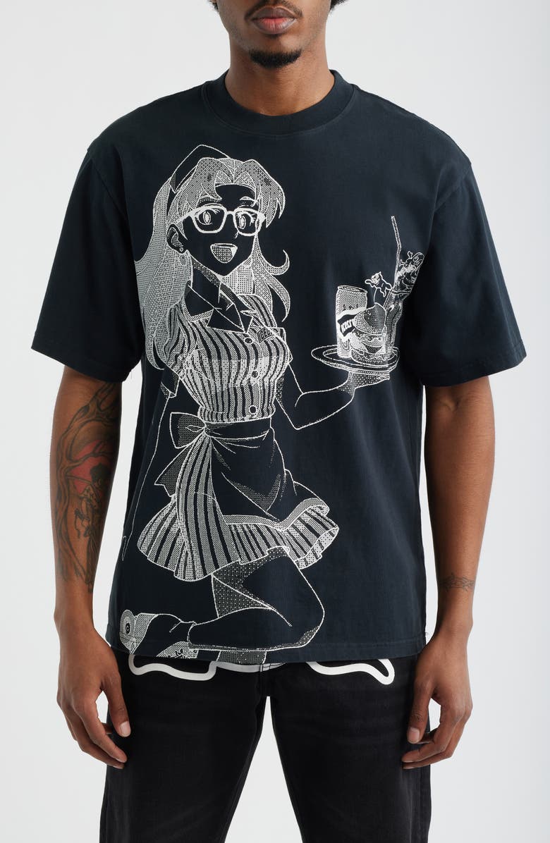 ICECREAM Order Up Cotton Jersey Graphic T-Shirt, Main, color, Black