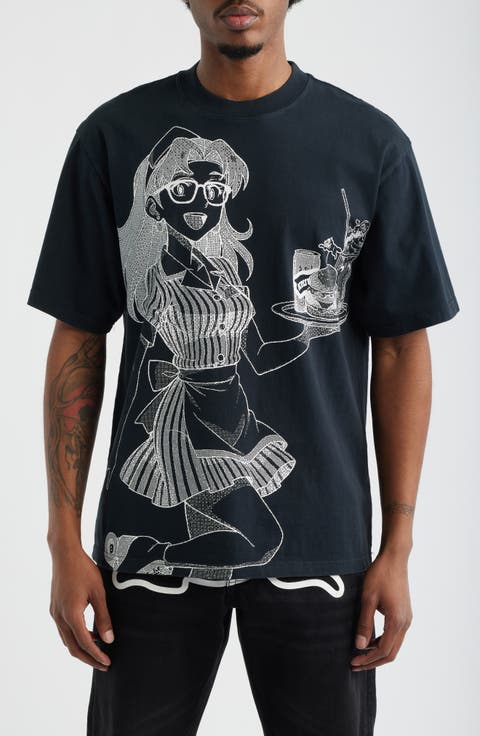 Order Up Cotton Jersey Graphic T-Shirt