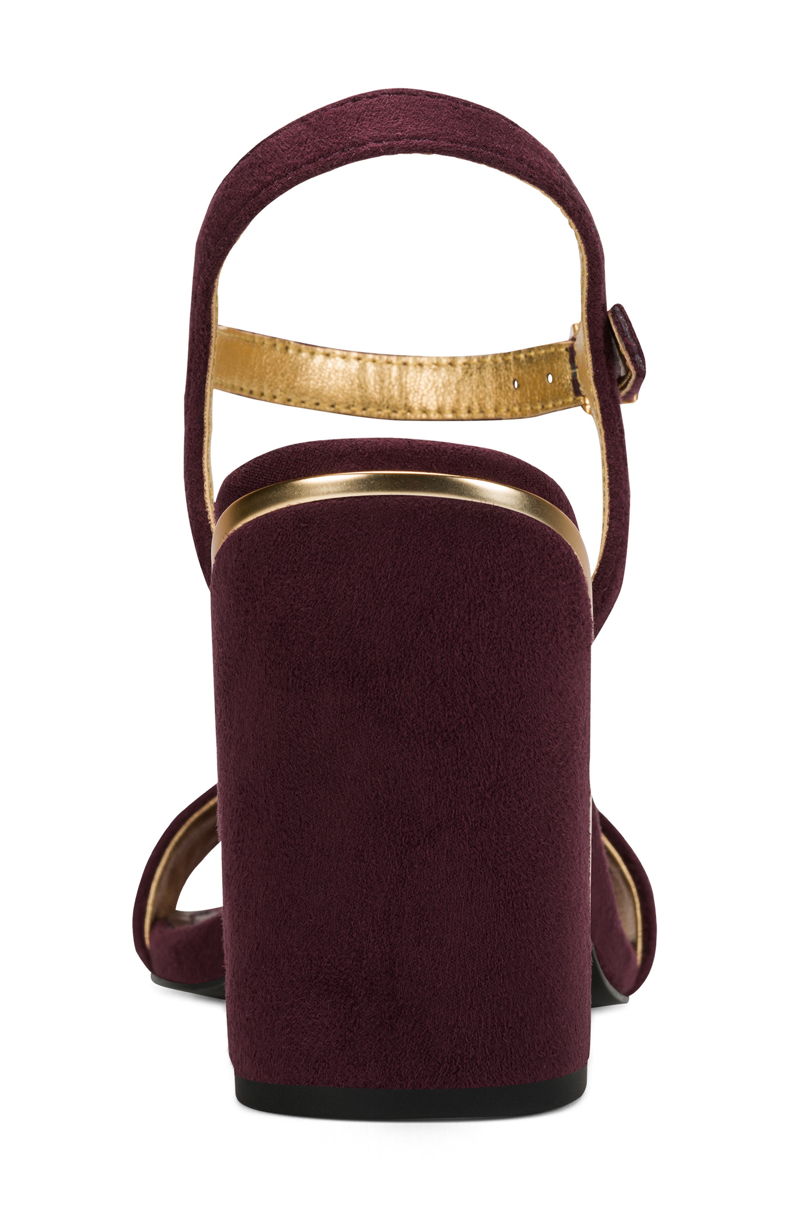 Donna Karan New York Seraphina Ankle Strap Sandal, Alternate, color, Wine