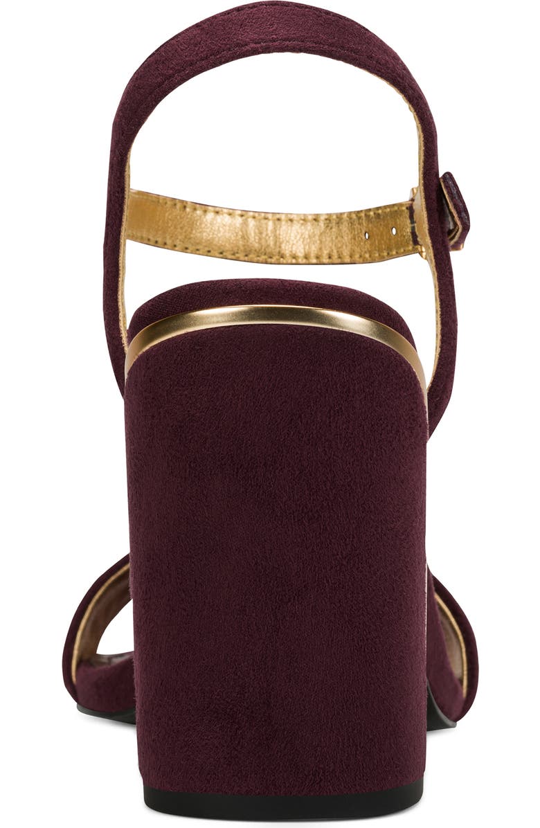 Donna Karan New York Seraphina Ankle Strap Sandal, Alternate, color, Wine