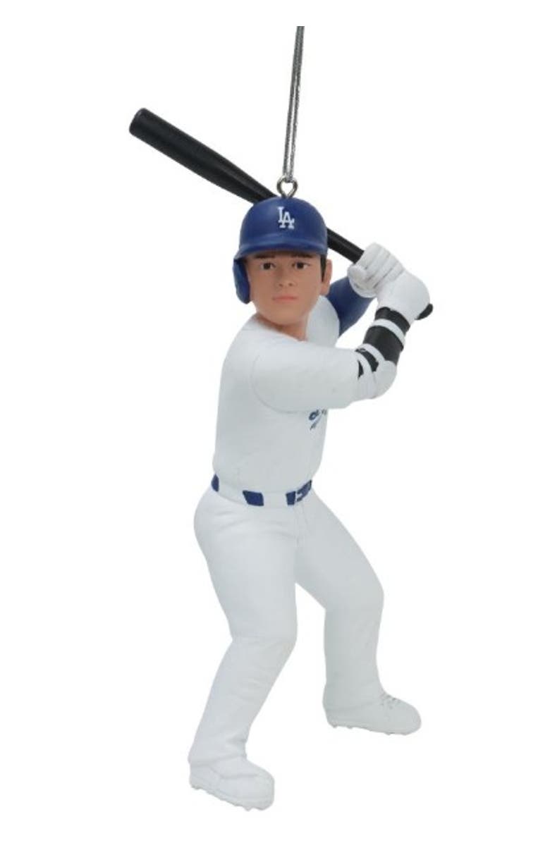 FOCO Shohei Ohtani (Los Angeles Dodgers) 2025 Holiday Resin Player Ornament, Main, color, Multi-Color