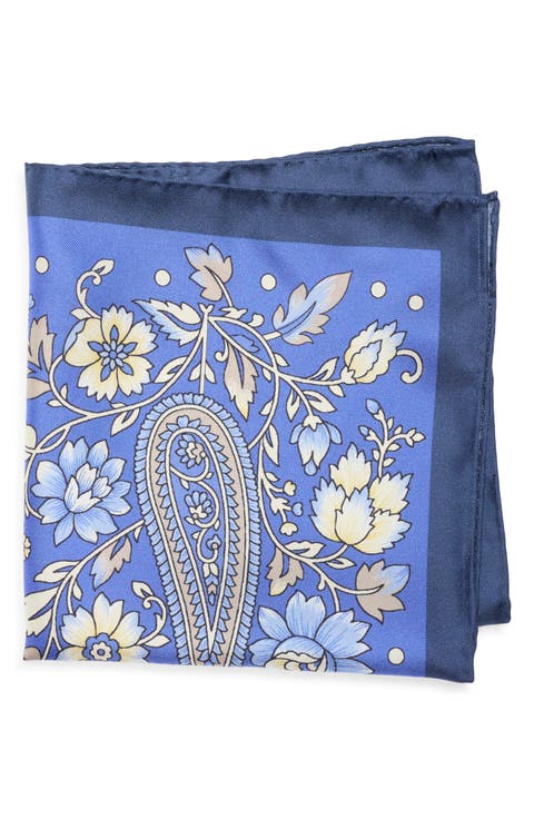 Paisley Floral Pocket Square