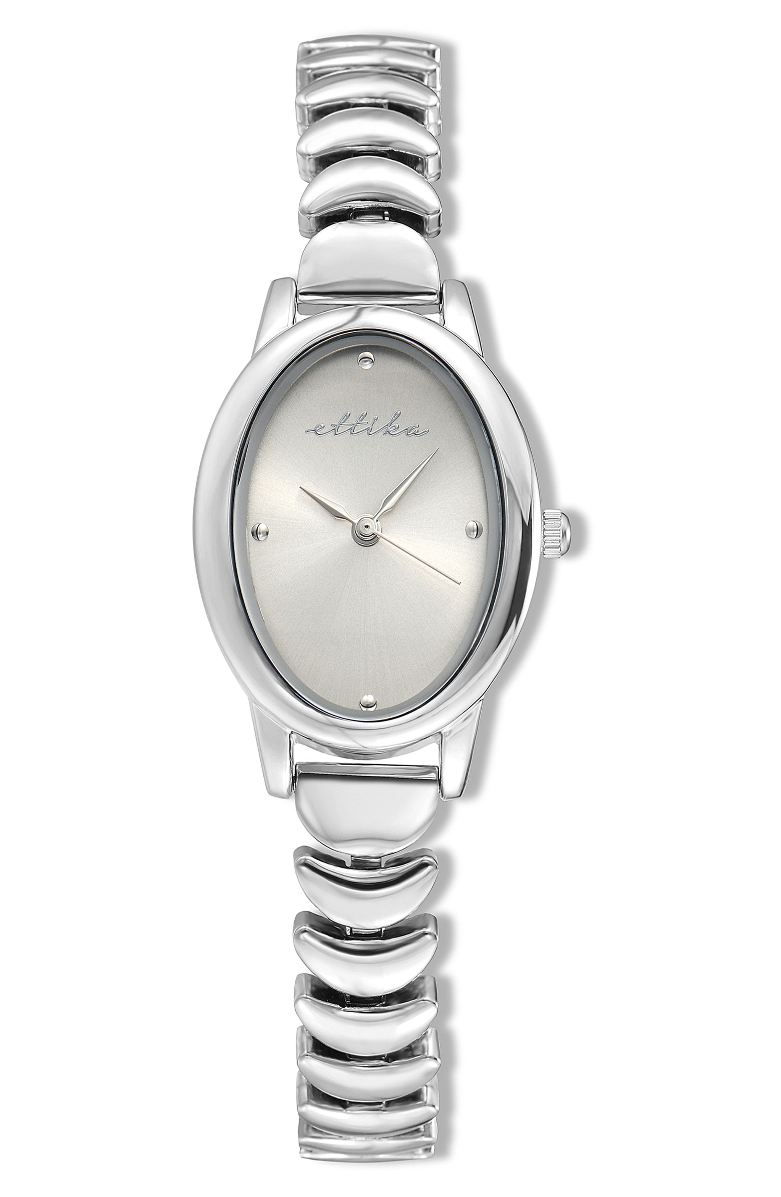 Ettika Oval Modern Bracelet Watch, 24mm x 31mm
