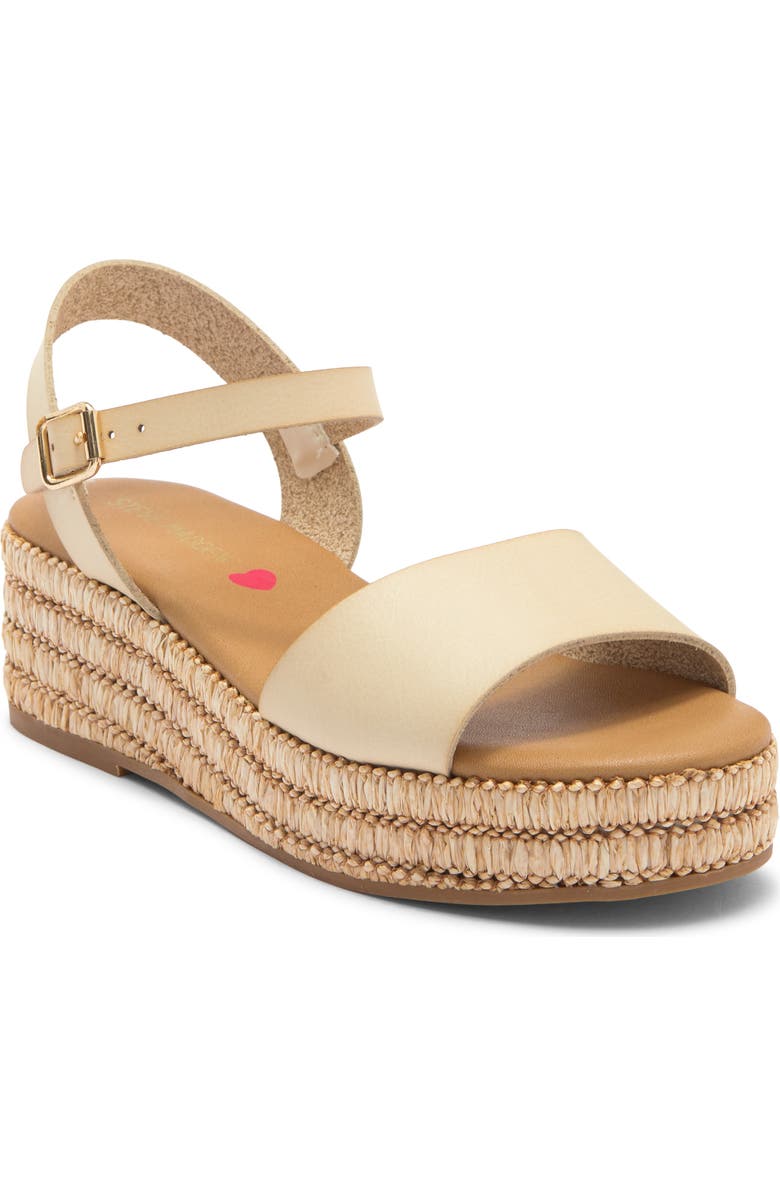 Steve Madden <p>Kids' Luca Wedge Sandal </p>, Main, color, Bone