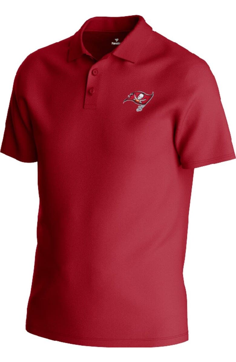 FANATICS Men's Red Tampa Bay Buccaneers Big & Tall Birdseye Polo, Alternate, color, 
