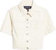 Veronica Beard Malcolm Short Sleeve Denim Jacket