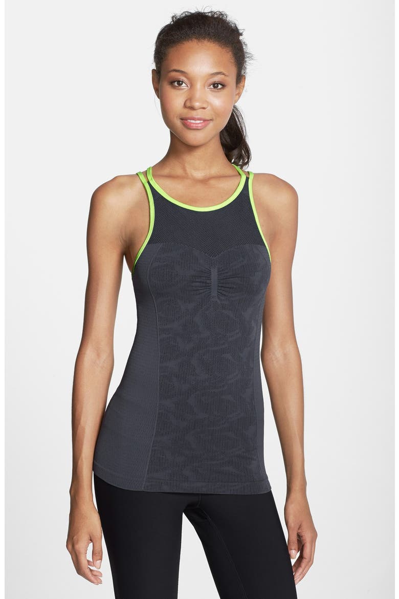 Strappy Seamless Tank, Main, color, GREY SLATE
