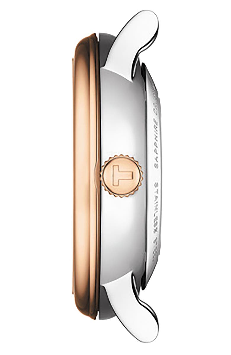 Tissot Carson Automatic Bracelet Watch, 30mm, Alternate, color, Silver