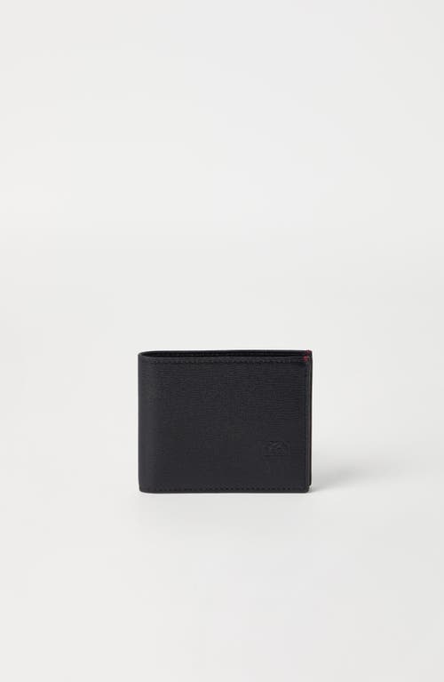 Brunello Cucinelli Capretta Wallet In Black