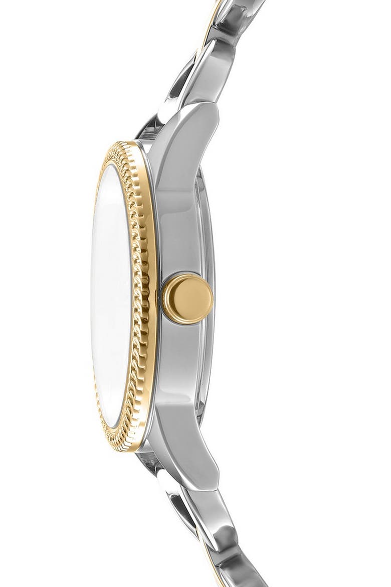 Open Link Bracelet Watch, 26mm, Alternate, color, SILVER