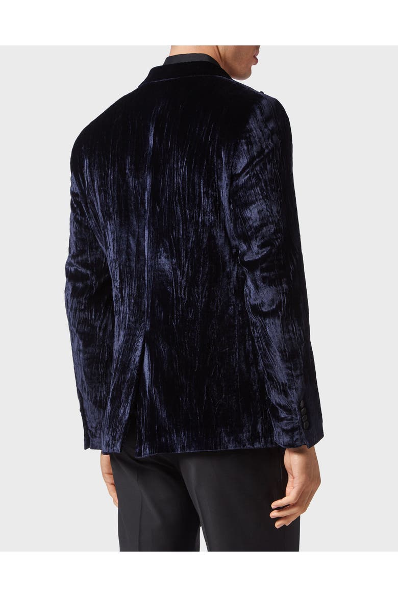 Velvet Blazer Lord Fit Men, Alternate, color, darkblue
