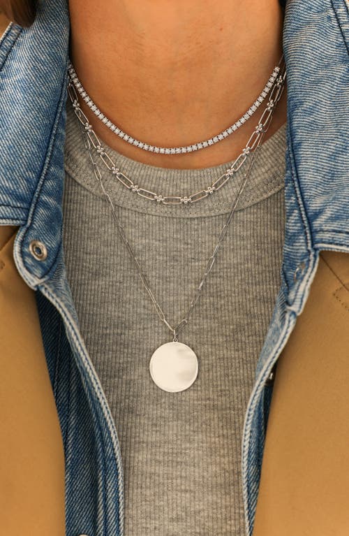 Dana Rebecca Designs Ava Bea Diamond Tennis Necklace In White Gold