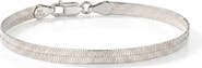Spero London Italian Herringbone Sterling Chain Bracelet