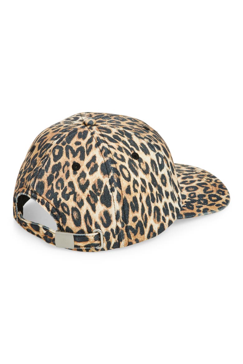 Smiley Baseball Cap, Alternate, color, LEOPARD