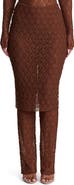 Naked Wardrobe Stretch Lace Skirted Pants