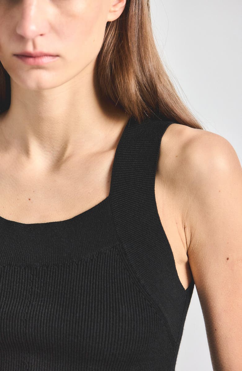Derek Lam 10 Crosby Dakota Tank Top, Alternate, color, Black