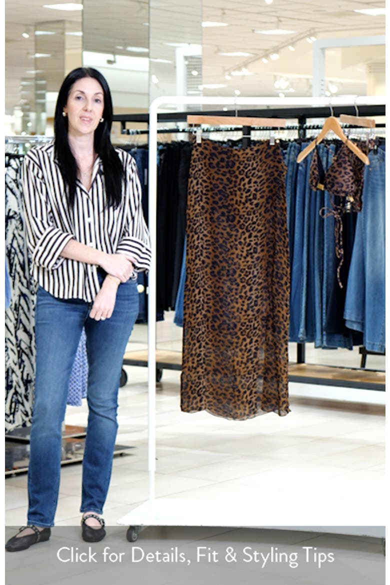 Tammy Sheer Cover-Up Maxi Skirt video