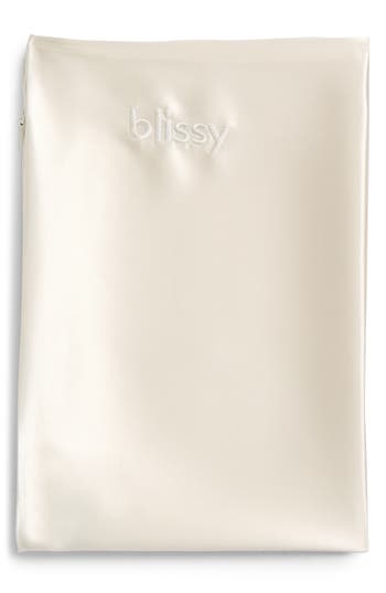Blissy Mulberry Silk Pillowcase In White