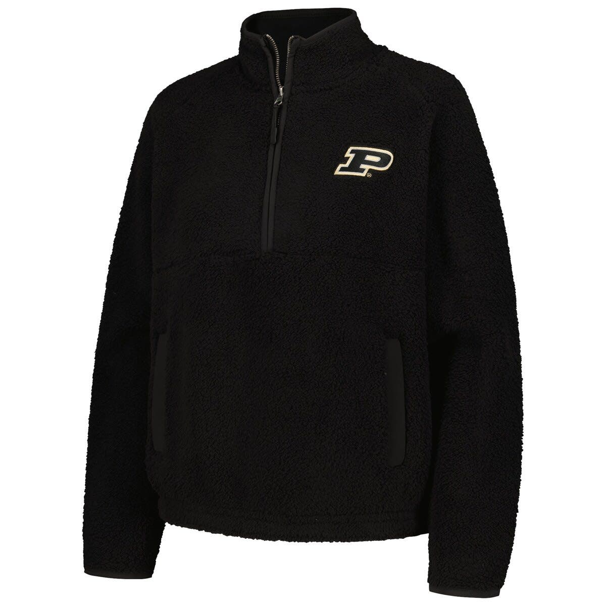 Women's Black Purdue Boilermakers Everest Half-Zip Sweatshirt - image 2