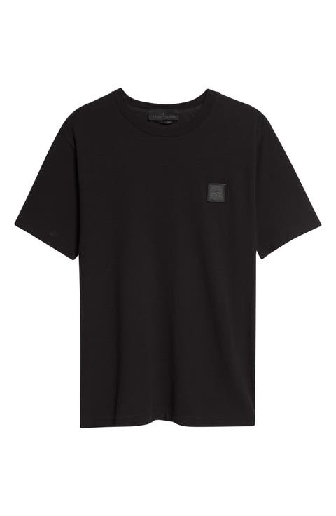 Compass Logo Patch Cotton T-Shirt