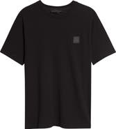 Stone Island Compass Logo Patch Cotton T-Shirt